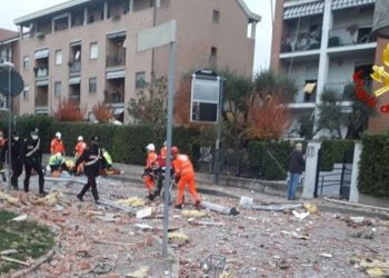 incendio crollo casa Pinerolo