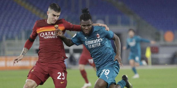 Calciomercato Milan, Franck Kessie lotta con Mancini (Foto LaPresse)