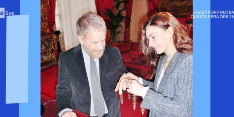 Gabriele Lavia e Federica Di Martino (Oggi è un altro giorno, 2021)