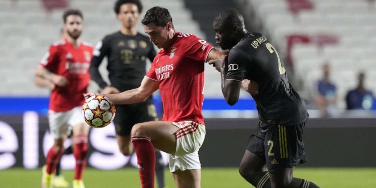 Diretta Bayern Benfica, Champions League gruppo E 4^ giornata (Foto LaPresse)