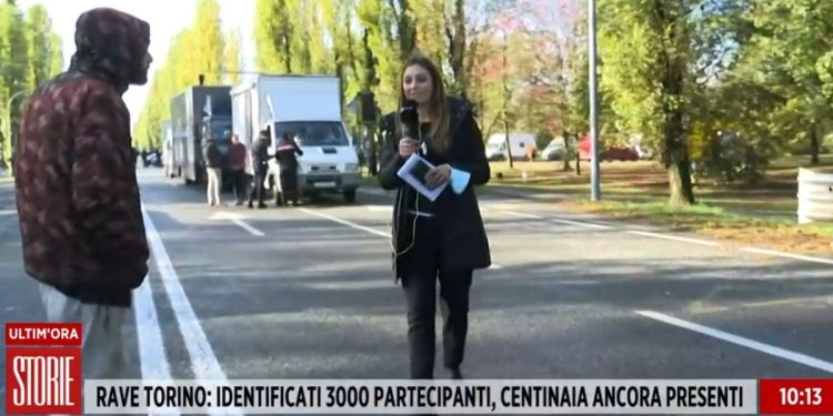 Giornalista Rai News 24 aggredita in diretta (Storie Italiane, 2021)