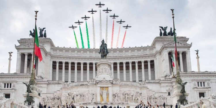 Il Vittoriano o Altare della Patria (LaPresse)