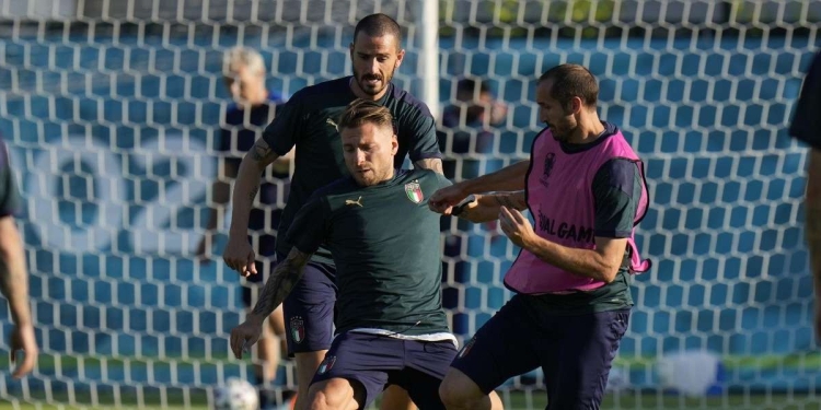 Infortuni Nazionale: per Italia Svizzera azzurri senza Chiellini, Immobile, Zaniolo, Lorenzo Pellegrini e Verratti (Foto LaPresse)