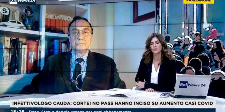 Il professor Cauda a Rai News