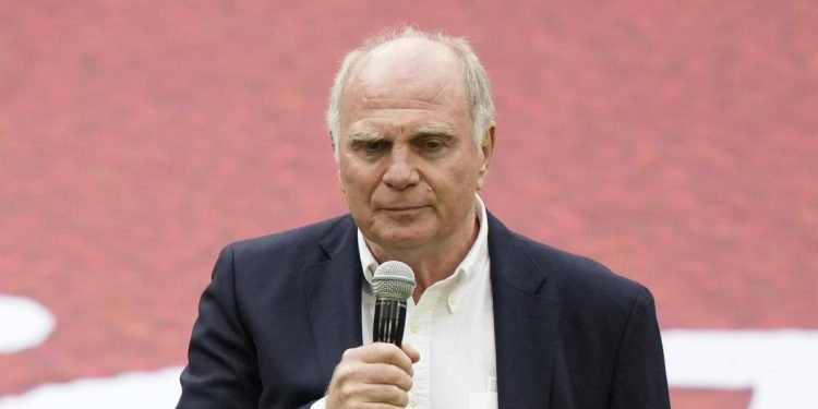 Uli Hoeness, presidente onorario del Bayern Monaco (Foto LaPresse)