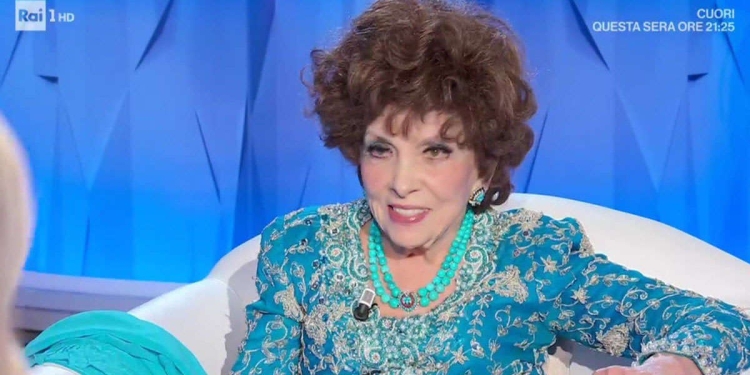 Gina Lollobrigida a "Domenica In"