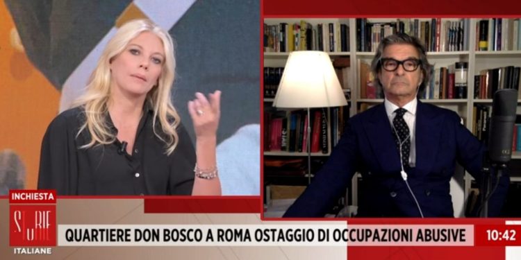 Eleonora Daniele e Roberto Alessi (Storie Italiane, 2021)