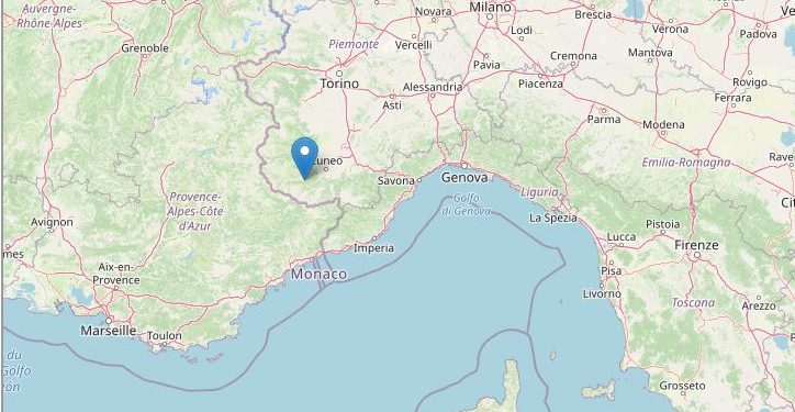 Terremoto Cuneo, Ingv