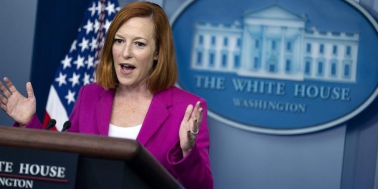 Jen Psaki, portavoce Casa Bianca (Foto: LaPresse)