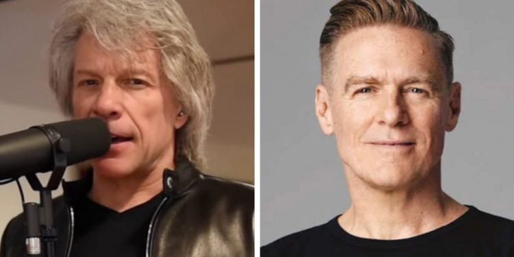 Jon Bon Jovi e Bryan Adams