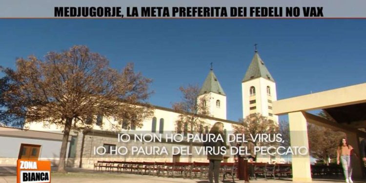 Medjugorje, boom di pellegrini No Vax, Zona Bianca