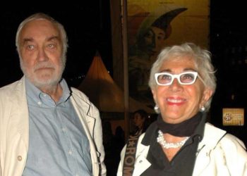 Enrico Job e Lina Wertmüller (LaPresse)