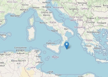 Terremoto Mar Ionio, Ingv