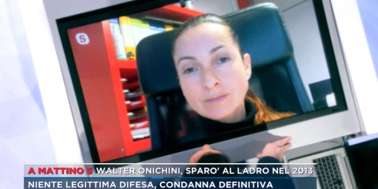 Sara, moglie di Walter Onichini a Mattino 5 News