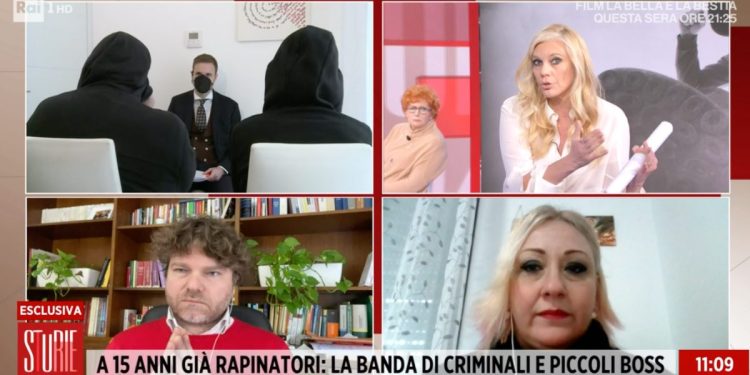 Eleonora Daniele sbotta contro Andrea Bacciga a Storie Italiane