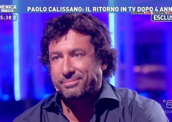 Paolo Calissano, l'ospitata a Domenica Live del 2014