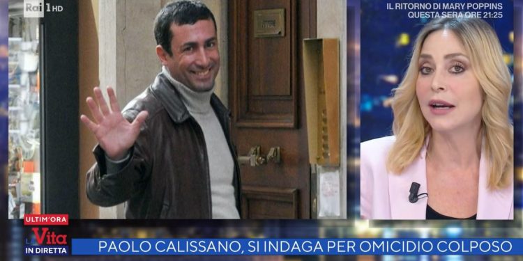 Stefania Orlando su Paolo Calissano a La Vita in Diretta