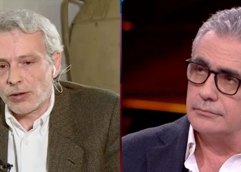 Giovanni Frajese e Fabrizio Pregliasco a Non è l'Arena