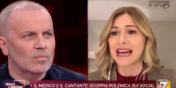 Pasquale Bacco e Francesca Donato a Non è l'Arena di Massimo Giletti