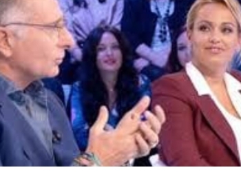 Paolo Bonolis e Sonia Bruganelli a "Verissimo"