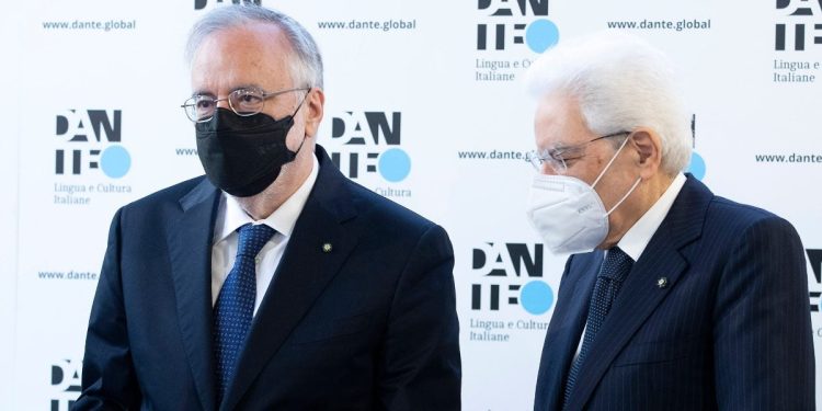 Andrea Riccardi con Mattarella