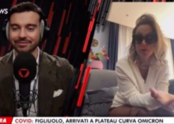 Francesco Fredella e Sonia Bruganelli (Rtl 102.5 News)