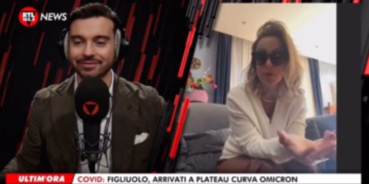 Francesco Fredella e Sonia Bruganelli (Rtl 102.5 News)