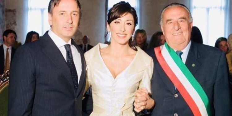 Sabrina Salerno e il marito Enrico Monti