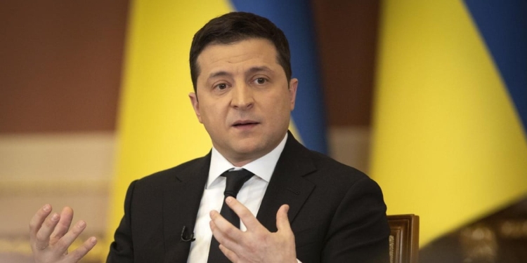 Il presidente ucraino Volodymyr Zelensky (LaPresse)