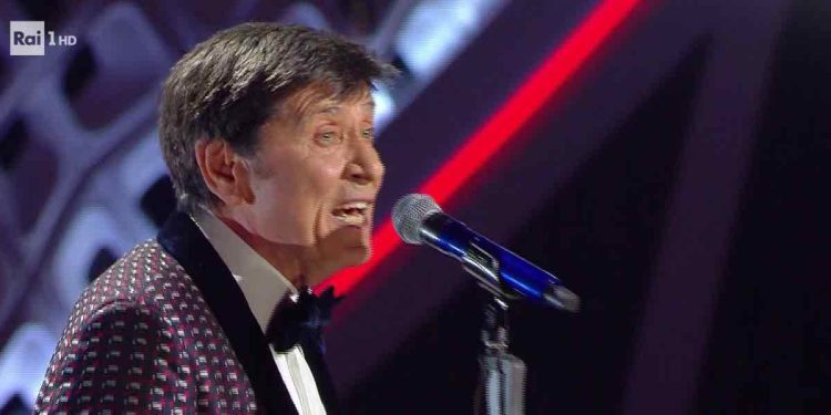 Gianni Morandi a Sanremo 2022