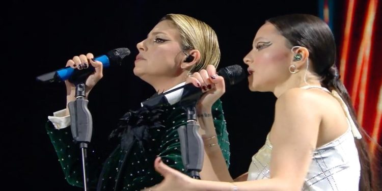 Emma Marrone e Francesca Michielin a Sanremo 2022