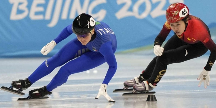 Arianna Fontana (short track) alle Olimpiadi di Pechino 2022 (foto LaPresse)