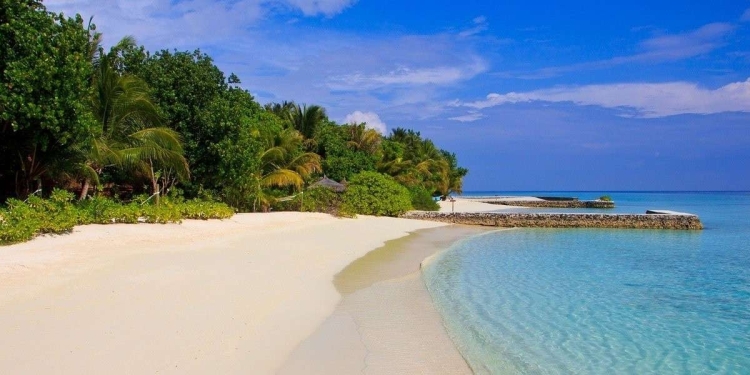 Una spiaggia delle Maldive (Pixabay)