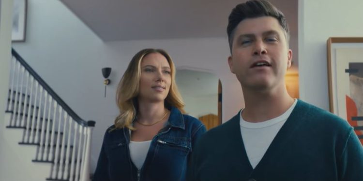 Scarlett Johansson, spot Super Bowl 2022 (screen da Youtube)