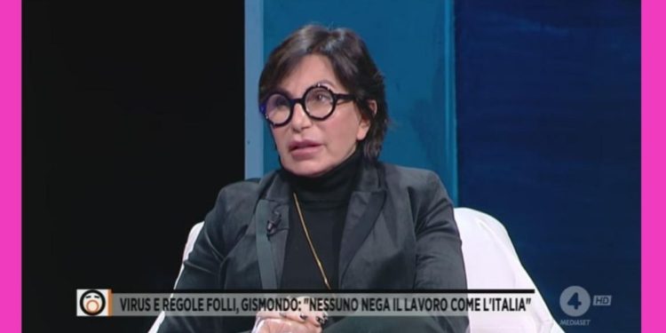 Maria Rita Gismondo a Fuori dal coro: (foto: web)