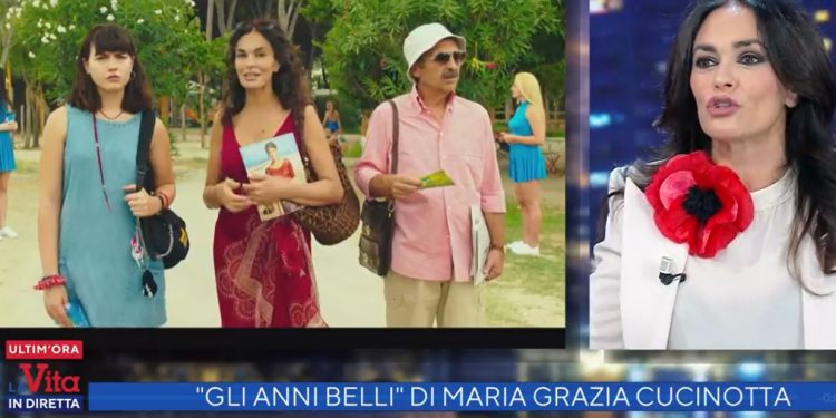 Maria Grazia Cucinotta a La Vita in Diretta