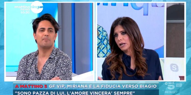 Biagio D'Anelli vs Emanuela Tittocchia (Mattino 5)