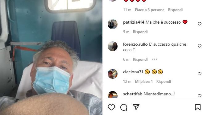 Enzo Iacchetti, screen da Instagram