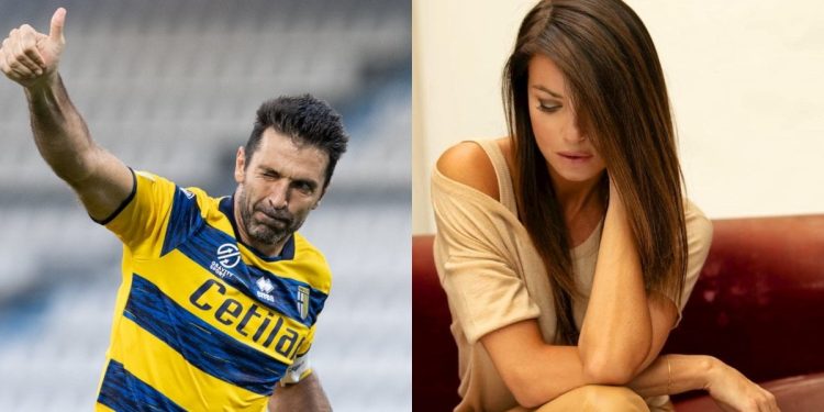 Buffon e Ilaria D'Amico