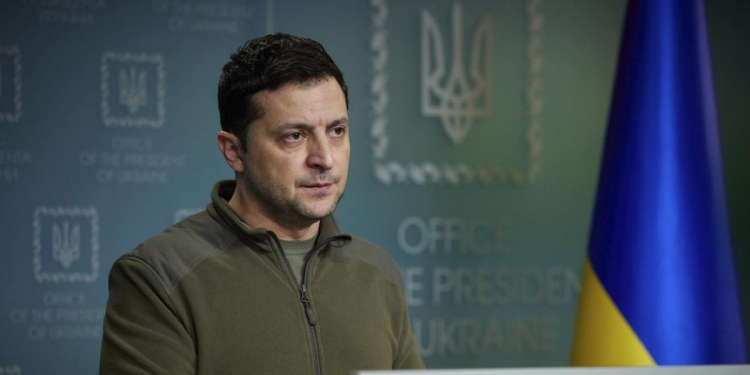 Il presidente ucraino Volodymyr Zelensky (LaPresse)