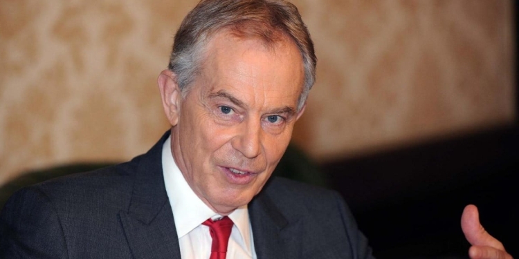 L'ex primo ministro britannico Tony Blair (LaPresse)