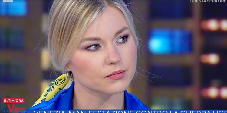 Anastasia Kuzmina a La Vita in Diretta