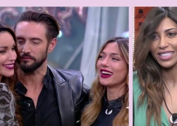 Mila Suarez su Delia Duran, Alex Belli e Soleil Sorge del Gf vip 6 (fonte: web)