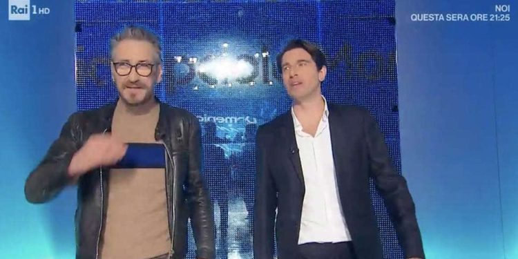 Marco Giallini e Gianpaolo Morelli, Domenica In