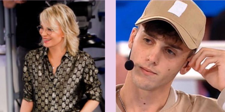 LDA e Maria De Filippi al serale di Amici 21 (fonte: web)