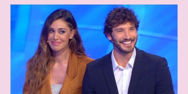 Belen Rodriguez e Stefano De Martino ad Amici 21 (fonte: web)