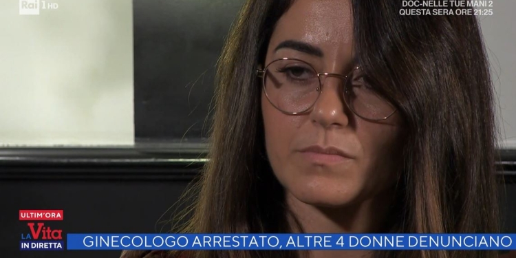 Una presunta vittima del ginecologo di Bari arrestato, La Vita in Diretta