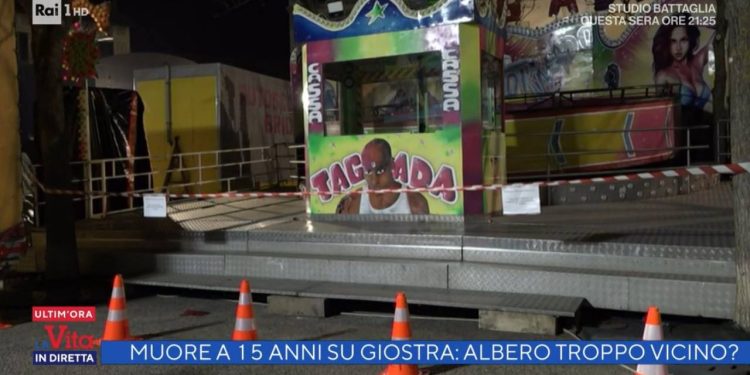 15enne morta sul Tagadà (La Vita in Diretta)