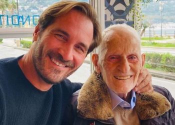 Maurizio Aiello con il papà (Foto: Instagram)