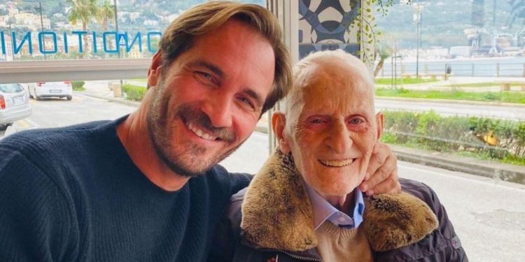 Maurizio Aiello con il papà (Foto: Instagram)